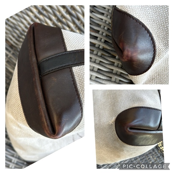 Auth Gucci Canvas & Leather Tote - Picture 13 of 17